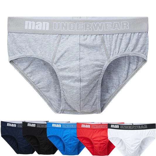 1Pc Men's Panties Sexy Underwear Male Briefs Men Jockstrap Pant Comfortable Slip Underpants Breathable Cotton Mens Briefs