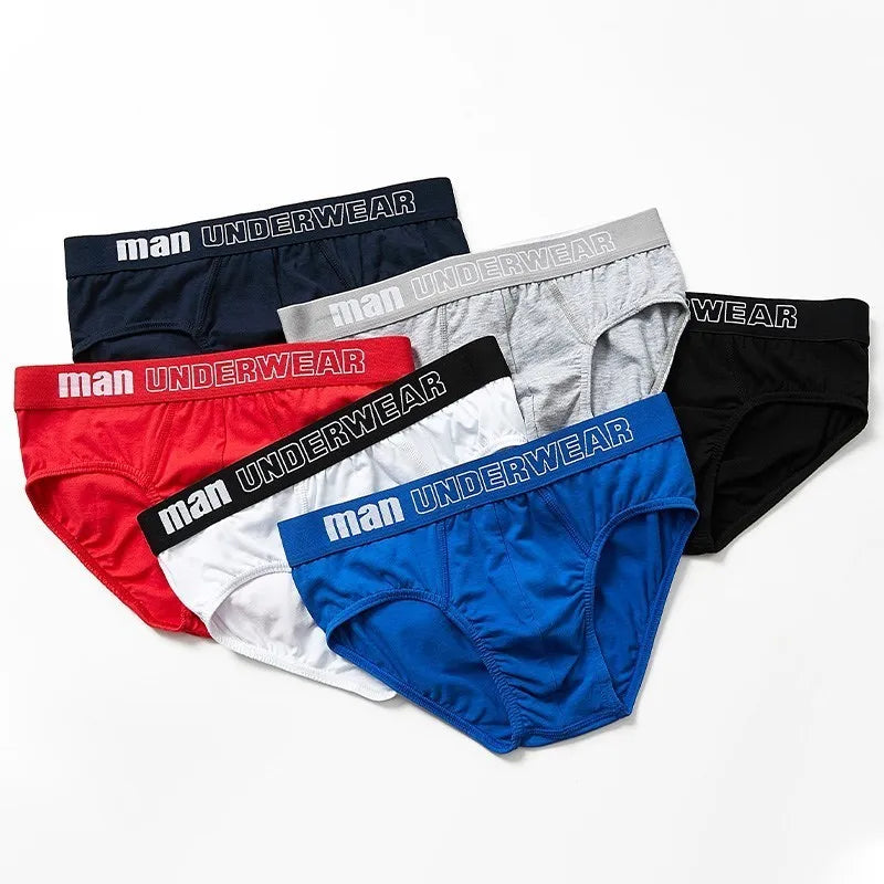 1Pc Men's Panties Sexy Underwear Male Briefs Men Jockstrap Pant Comfortable Slip Underpants Breathable Cotton Mens Briefs