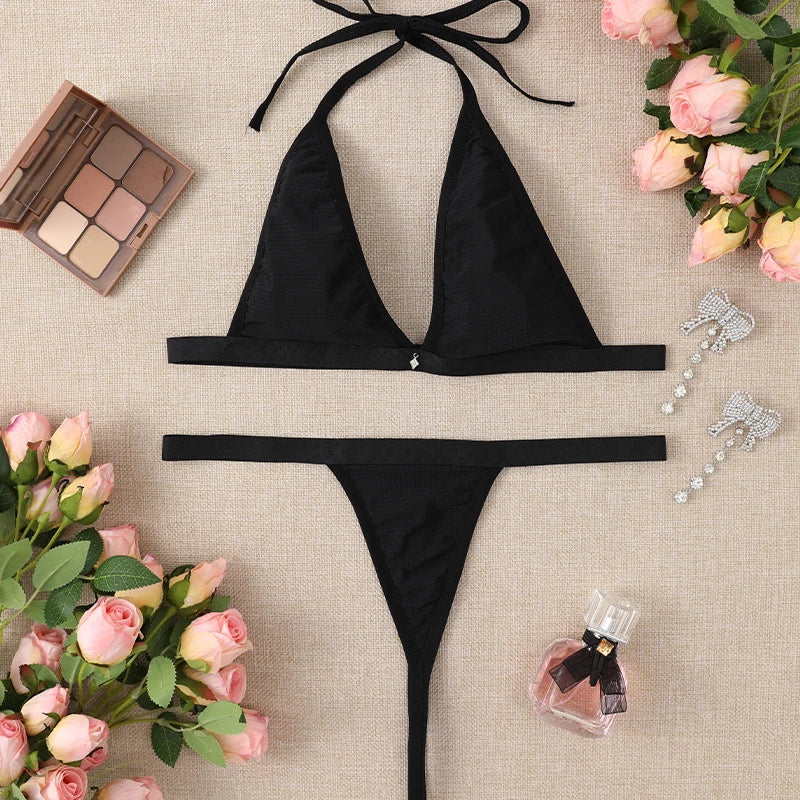 Micro Bikini Sexy Swimsuit Female Swimwear Bikini Set Brazilian Biquini Thong Swimming Suits Beachwear