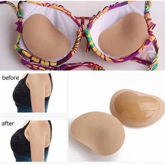 Chest Pad Bikini Set Push Up Padded Bikinis Swimsuit Swimwear Thicker Breathable Sponge Bra Pad