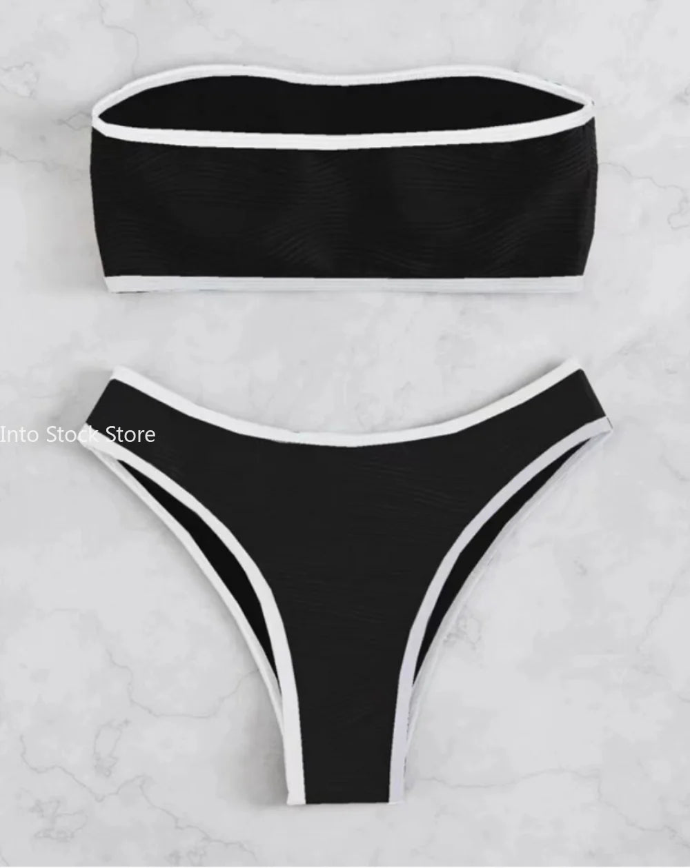 Bikini Sexy Swimsuit Bandeau Bikinis Set Thong Swimwear Summer Biquini 2 Piece Bathing Suit Beach