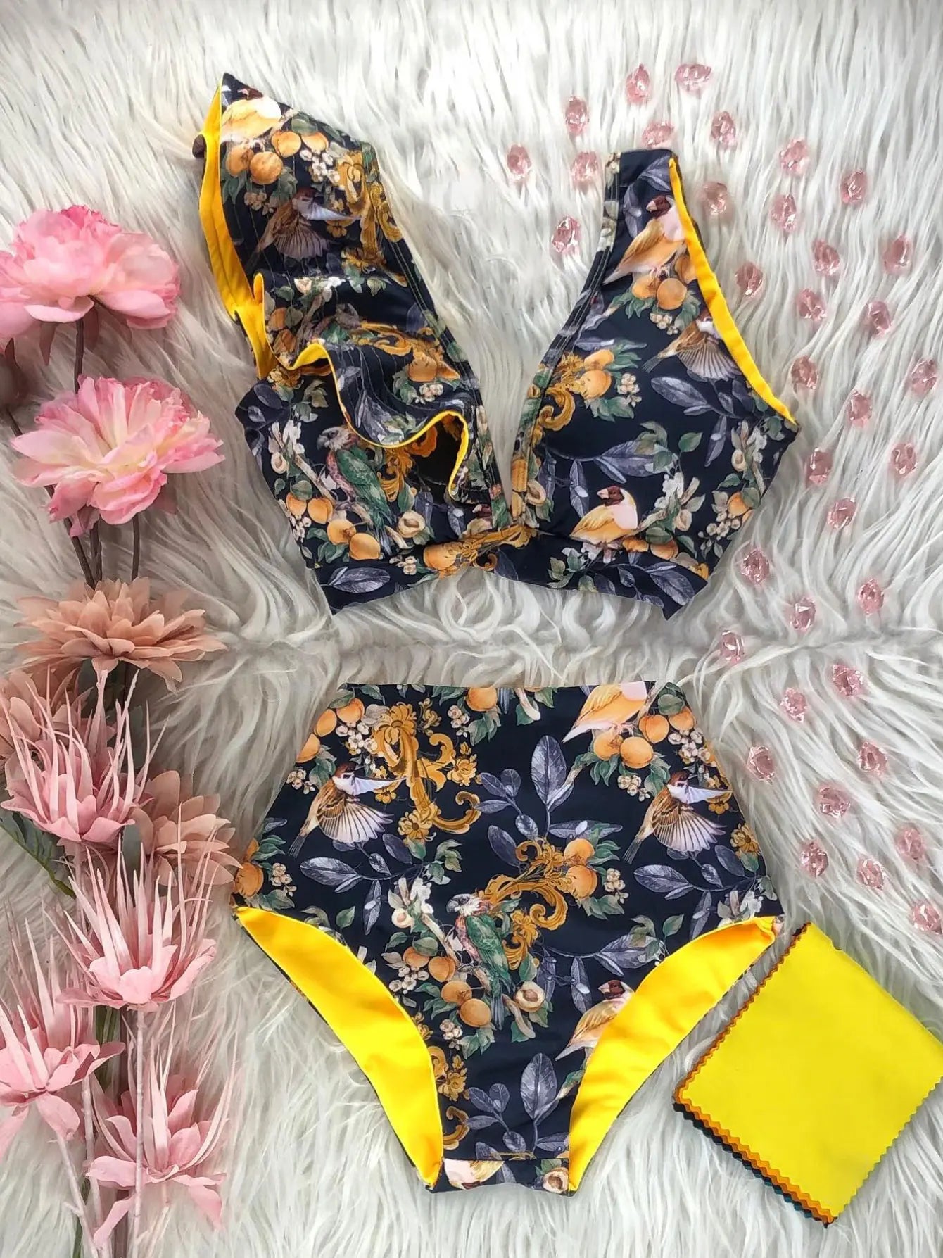 Sexy Bikini Sets In High Waist Swimwear Push Up Swimsuit Beachwear