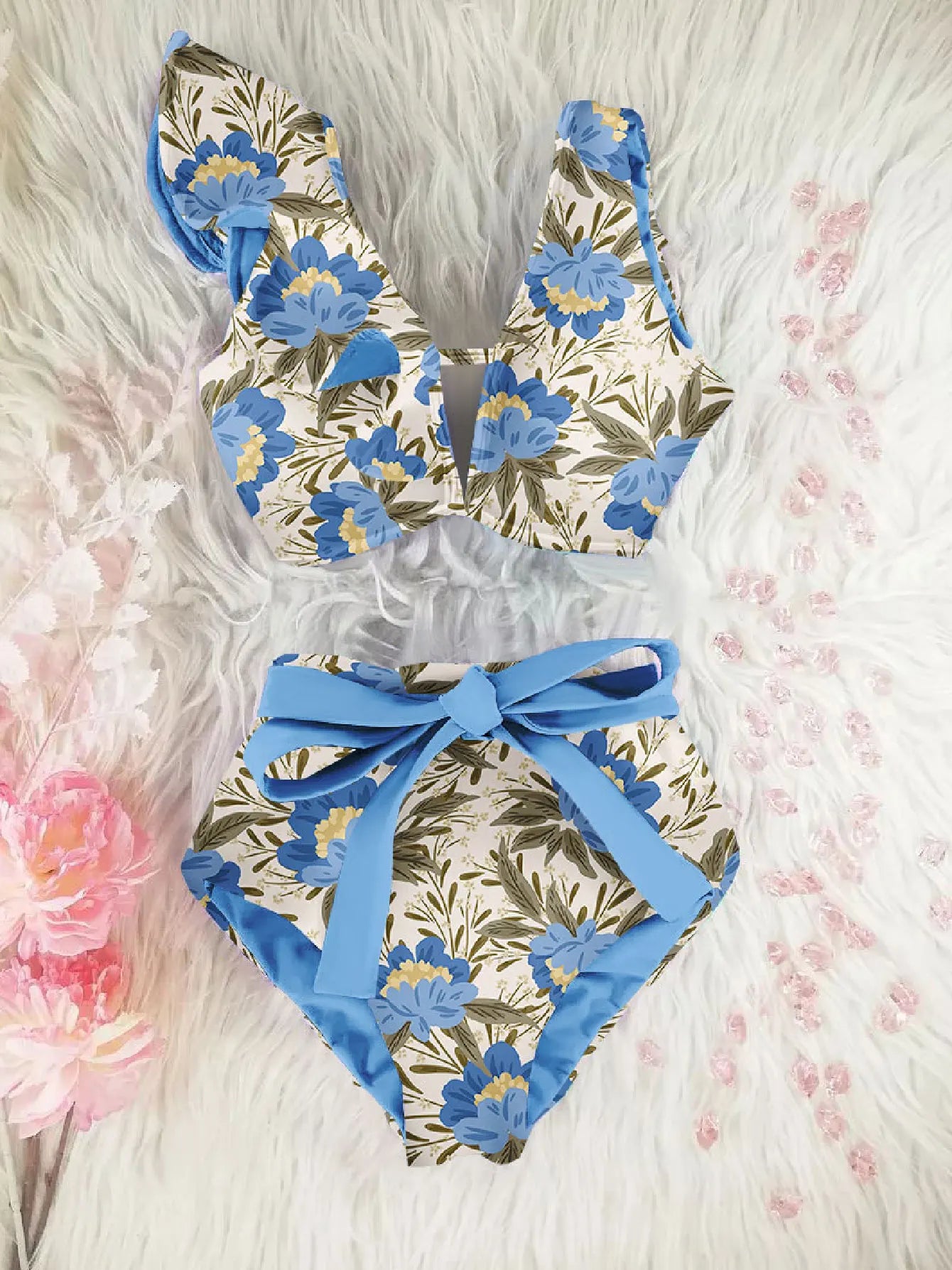 Sexy Bikini Sets In High Waist Swimwear Push Up Swimsuit Beachwear