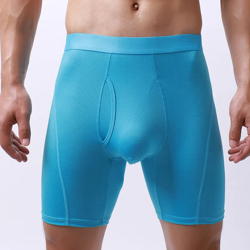 5pc Men Boxer Underwear Mens Lengthen Boxer Shorts