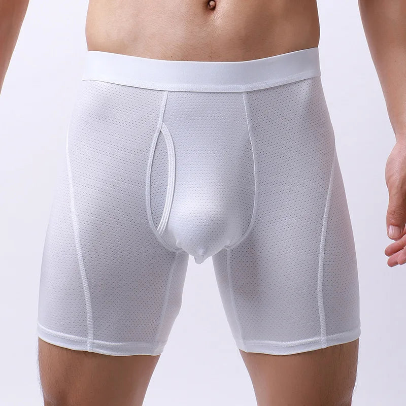 5pc Men Boxer Underwear Mens Lengthen Boxer Shorts