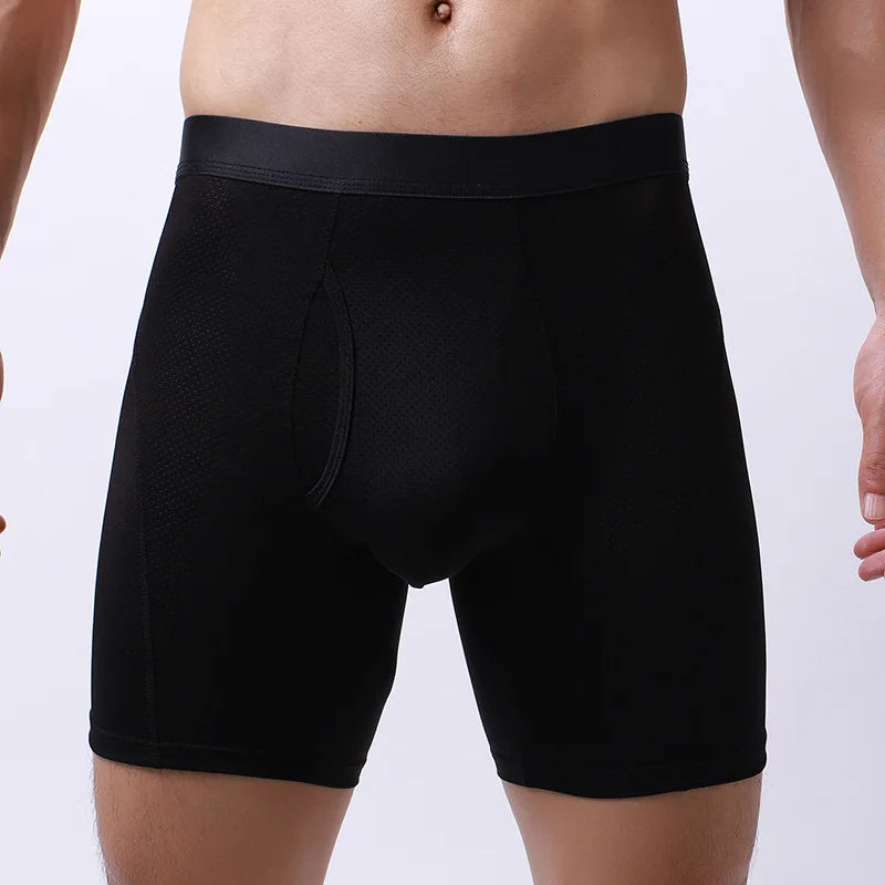 5pc Men Boxer Underwear Mens Lengthen Boxer Shorts