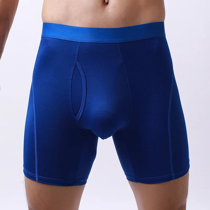 5pc Men Boxer Underwear Mens Lengthen Boxer Shorts