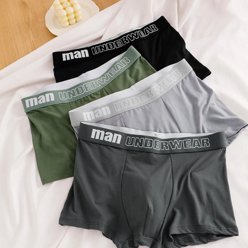 5pc Man Cotton Comfortable Breathable Boxers Underwear