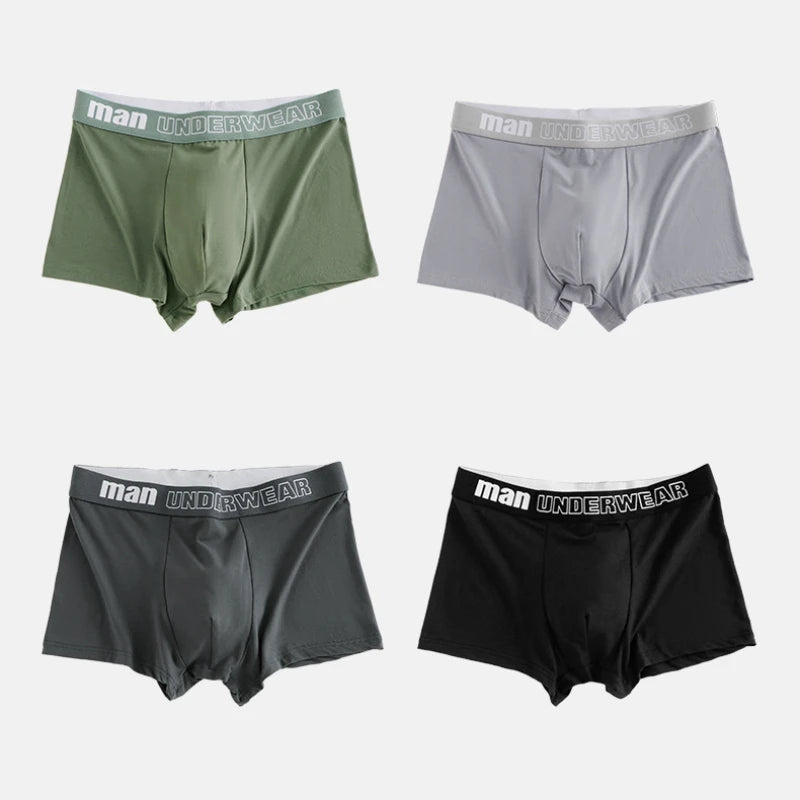 5pc Man Cotton Comfortable Breathable Boxers Underwear