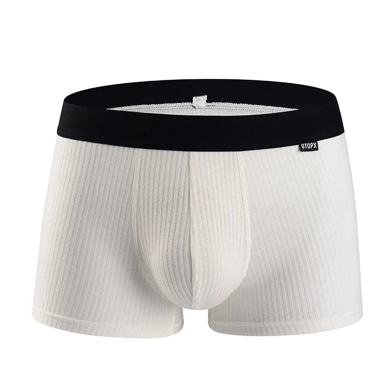 Man Sexy Boxers Modal Panties Breathable Soft Boxer Shorts U Bulge Penis Pouch Male Underpants Cueca