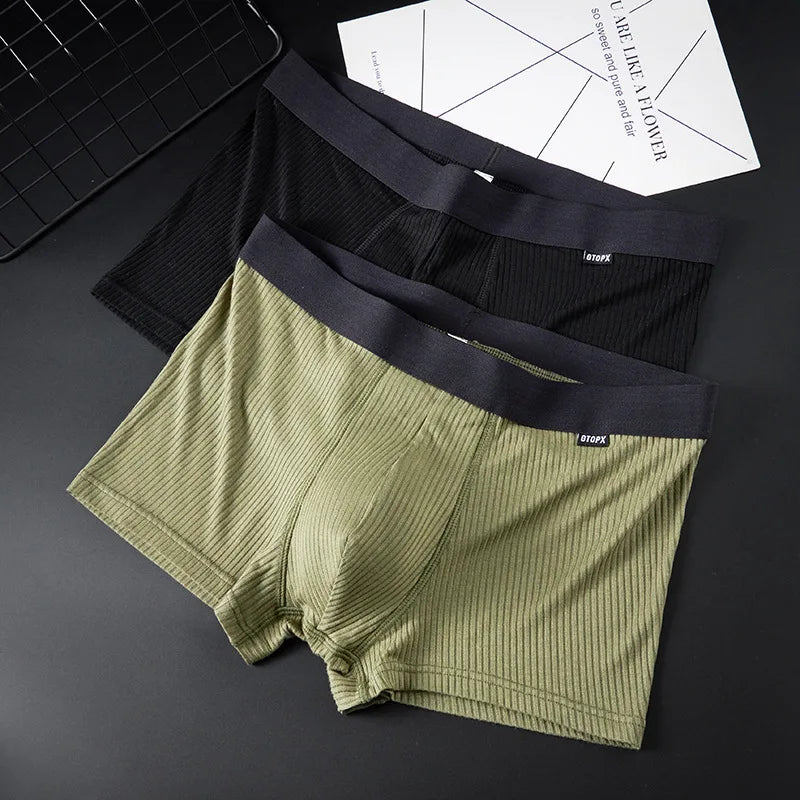 Man Sexy Boxers Modal Panties Breathable Soft Boxer Shorts U Bulge Penis Pouch Male Underpants Cueca