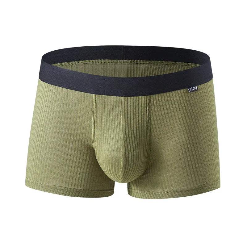 Man Sexy Boxers Modal Panties Breathable Soft Boxer Shorts U Bulge Penis Pouch Male Underpants Cueca