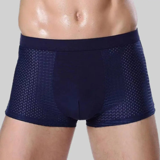 5x Men Breathable Boxers Ice Silk Mesh Boxers Soft Underwear