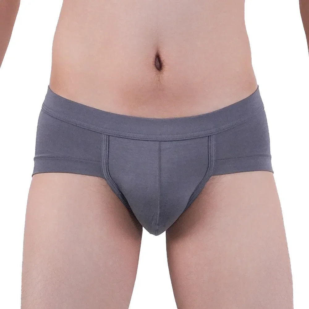 5pc Men's Underwear Large Size U-Convex Briefs Sexy Breathable Shorts Hombres Seamless Soft Panties