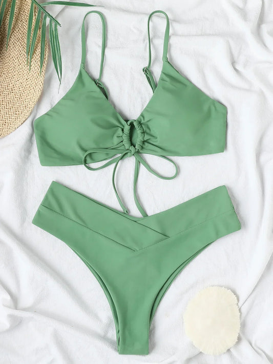 Push Up Swimsuit Women Sexy Summer Wear Girl Set Swiming Suit Micro Bikini Two Pieces Brazilian Bather Bathing Suit New Swimwear