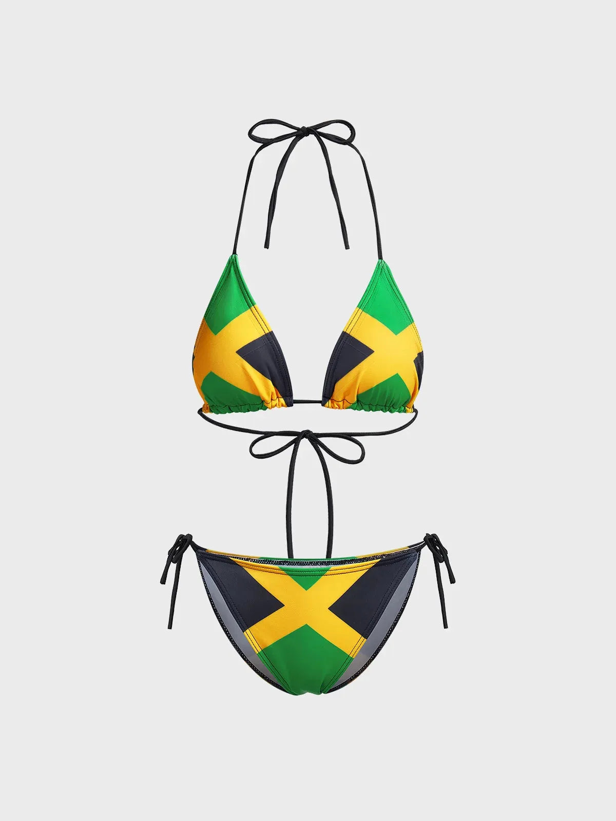 Sexy Jamaican Bikini Flag Rags, Retro to Make Old Improves, Exotic, High-end Swimsuit, Beach Suit,