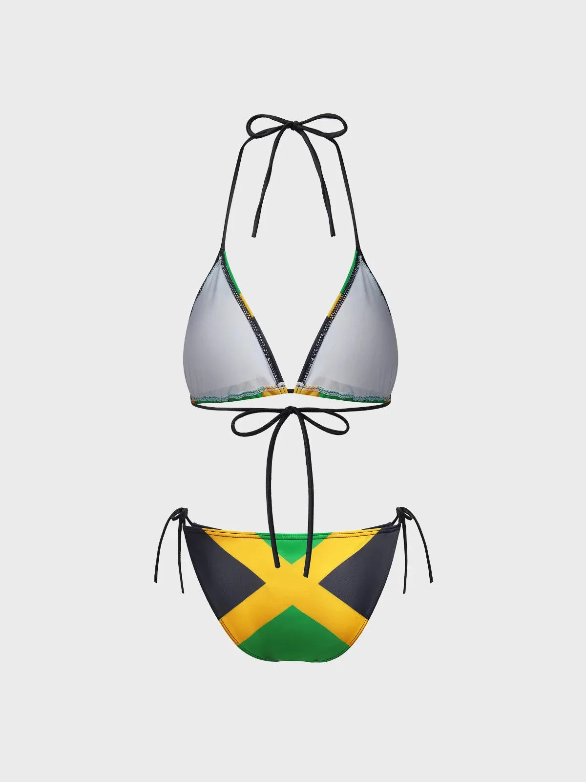 Sexy Jamaican Bikini Flag Rags, Retro to Make Old Improves, Exotic, High-end Swimsuit, Beach Suit,