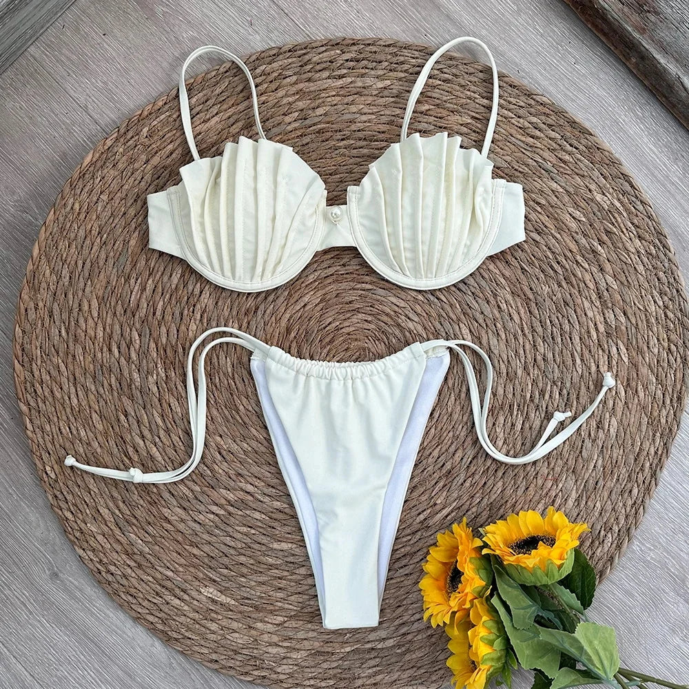 Sexy Micro Bikini Swimsuit Swimwear Thong Bikinis Set Brazilian Beach Wear Bathing Suit Biquini