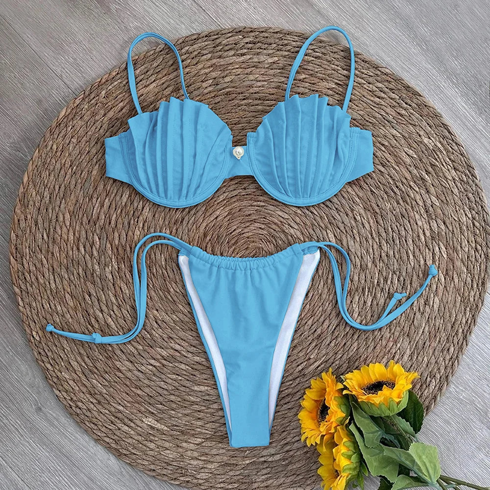 Sexy Micro Bikini Swimsuit Swimwear Thong Bikinis Set Brazilian Beach Wear Bathing Suit Biquini