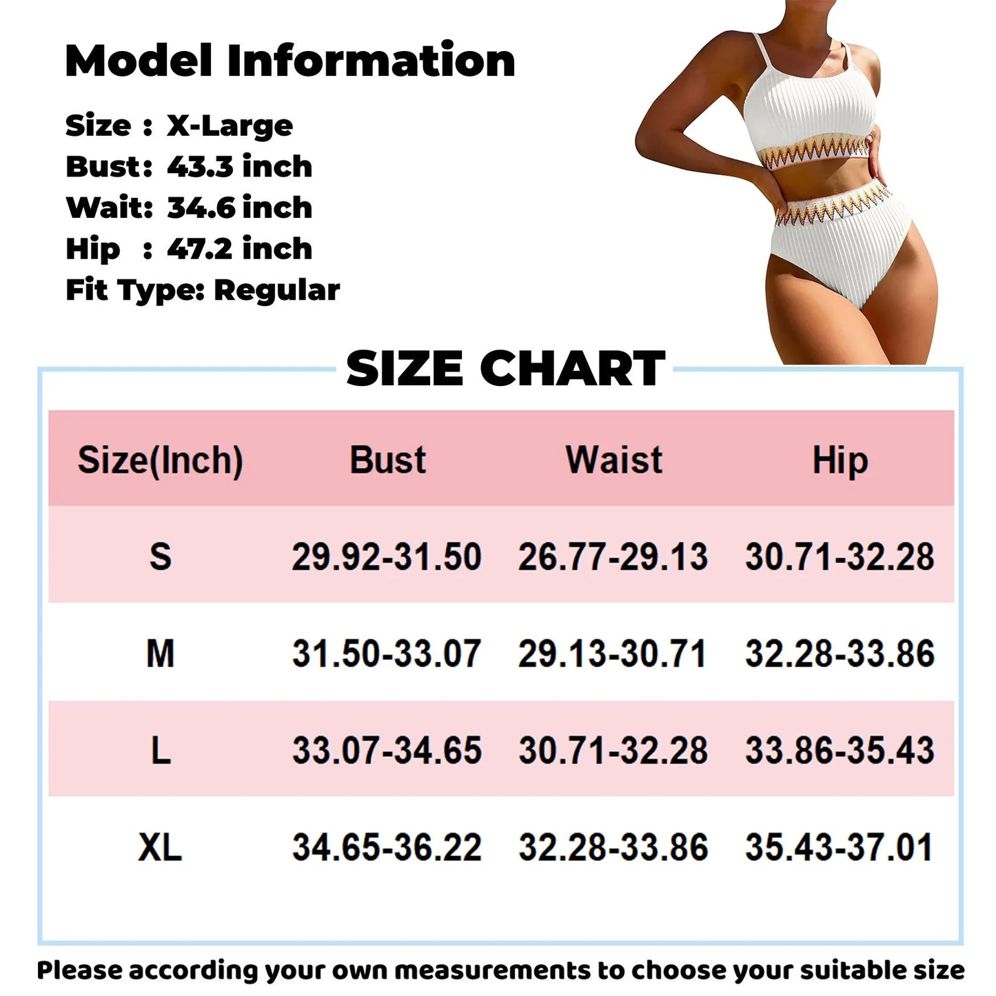 High Waist Bikini Set V Neck Swimsuit Color Block Front Twisted Swimsuit Conjuntos De BiquíNis Ropa De Mujer