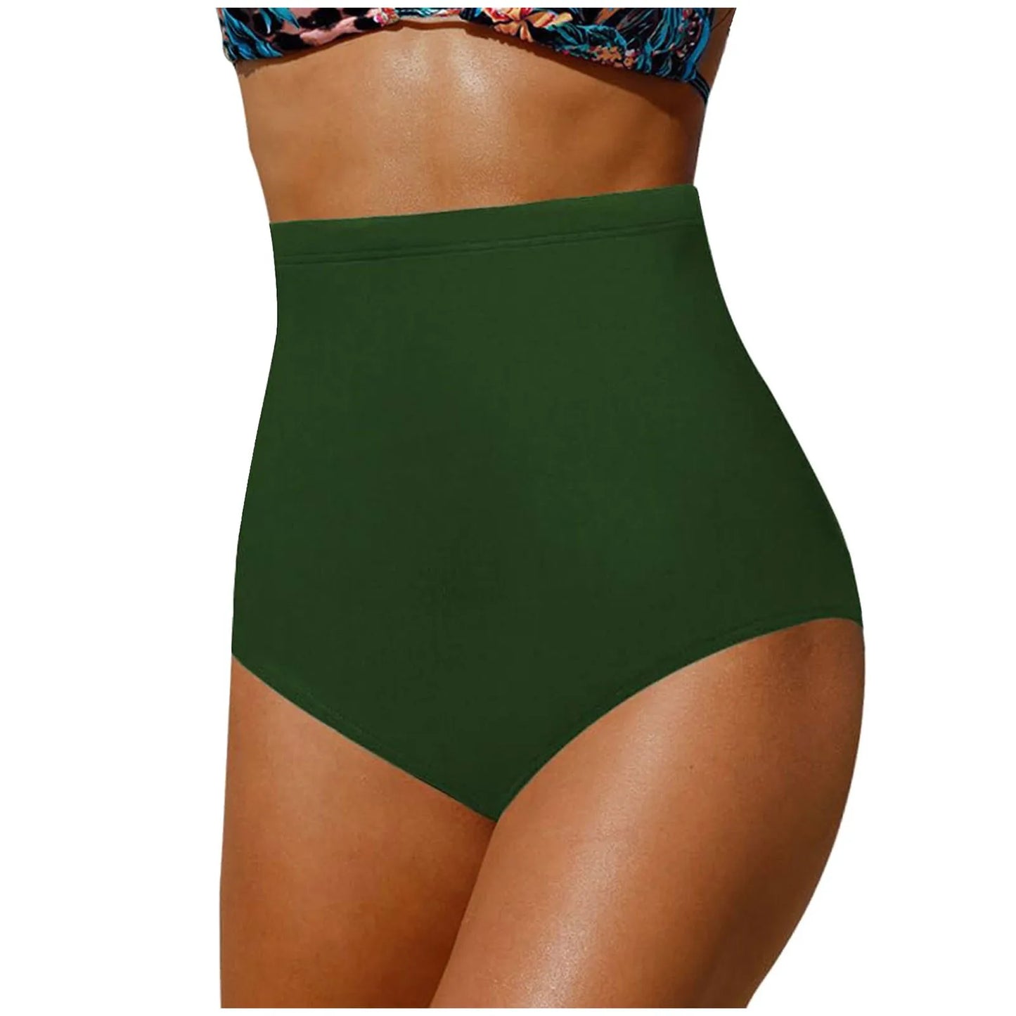 High Waisted Swimsuit Soild Bikini Bottoms Tankini Bottoms Summer Swim Shorts Swimsuits For Fine