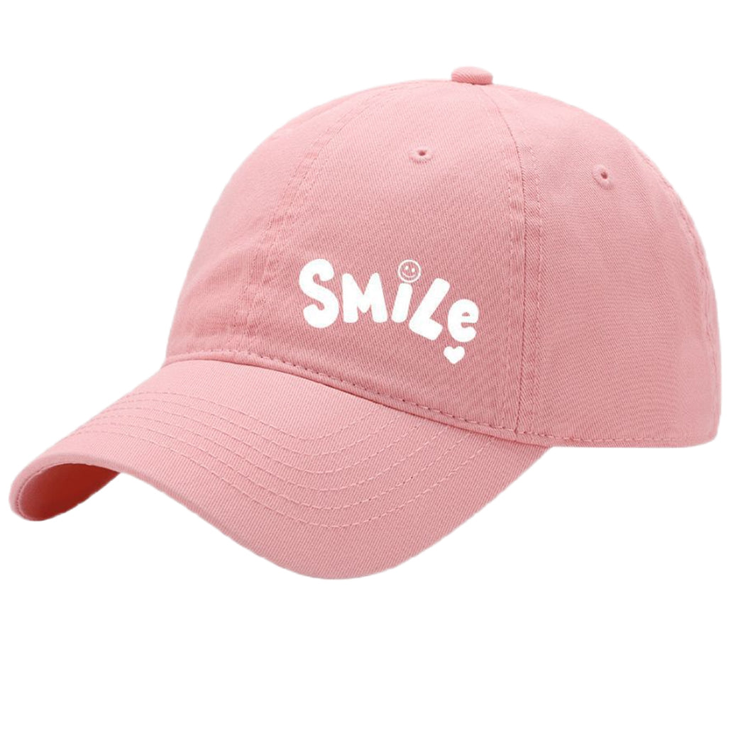 Adult Trucker Hat Smile Face Embroidered Baseball Cap Adjustable Snapback