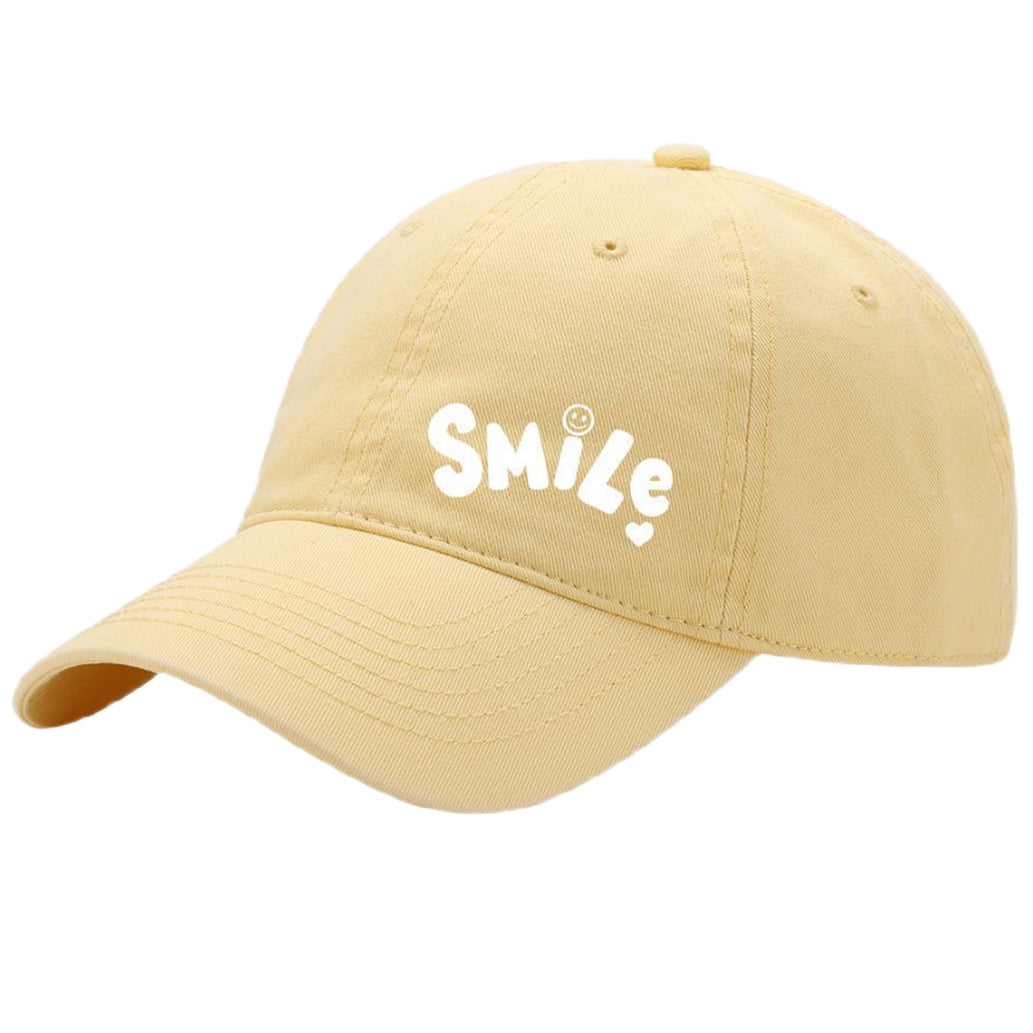 Adult Trucker Hat Smile Face Embroidered Baseball Cap Adjustable Snapback