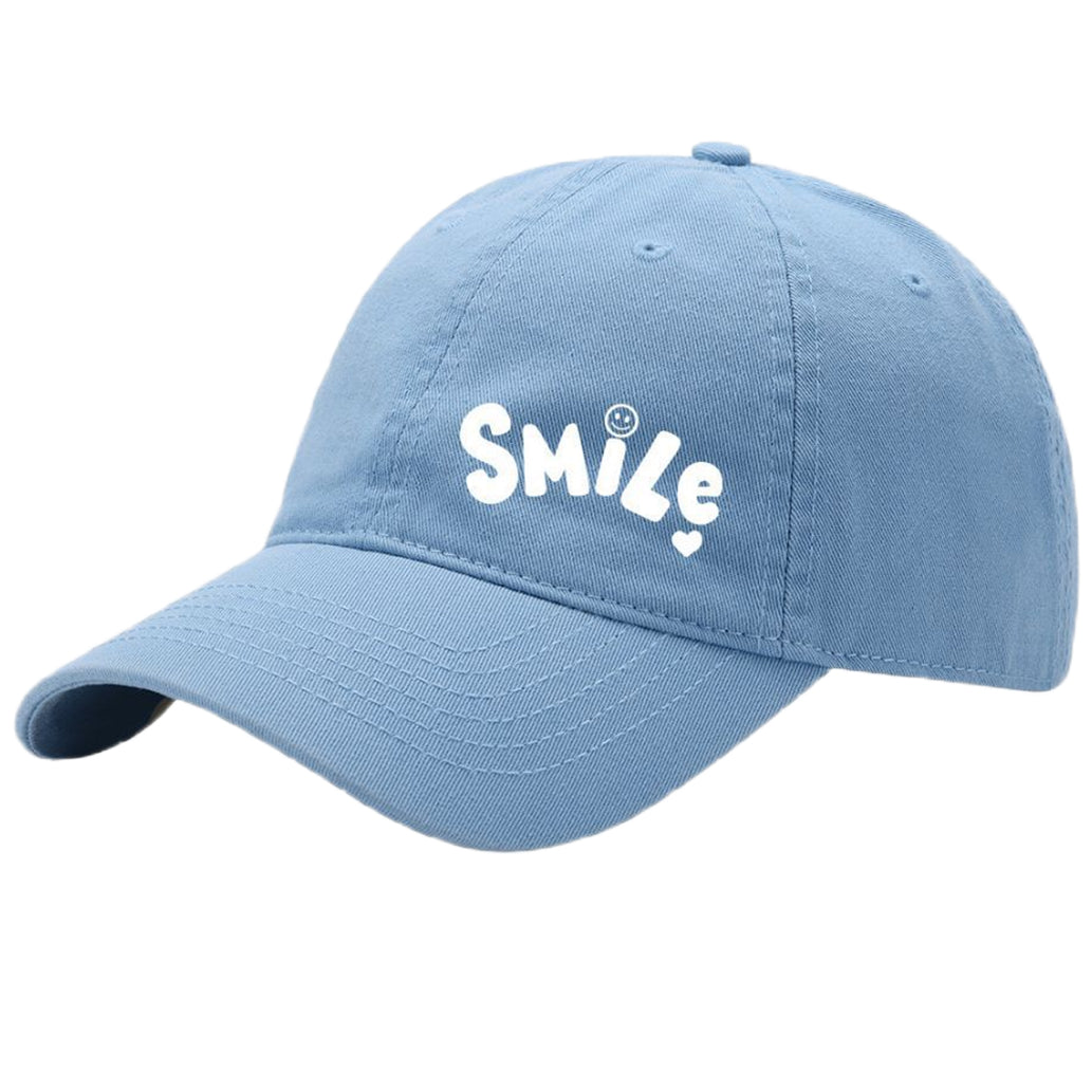 Adult Trucker Hat Smile Face Embroidered Baseball Cap Adjustable Snapback