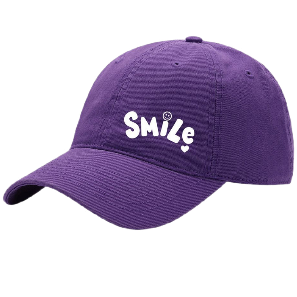 Adult Trucker Hat Smile Face Embroidered Baseball Cap Adjustable Snapback