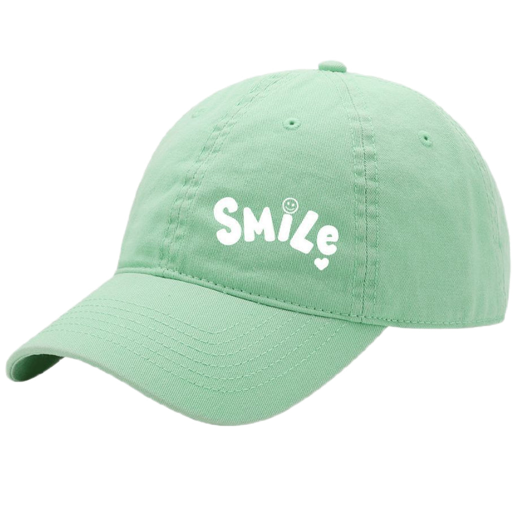 Adult Trucker Hat Smile Face Embroidered Baseball Cap Adjustable Snapback