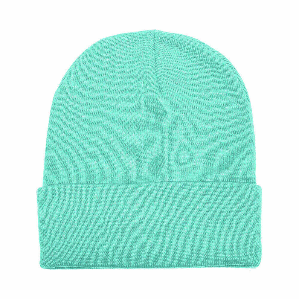 Unisex Cuffed Beanie for Men and Women Knit Hat Winter Classic