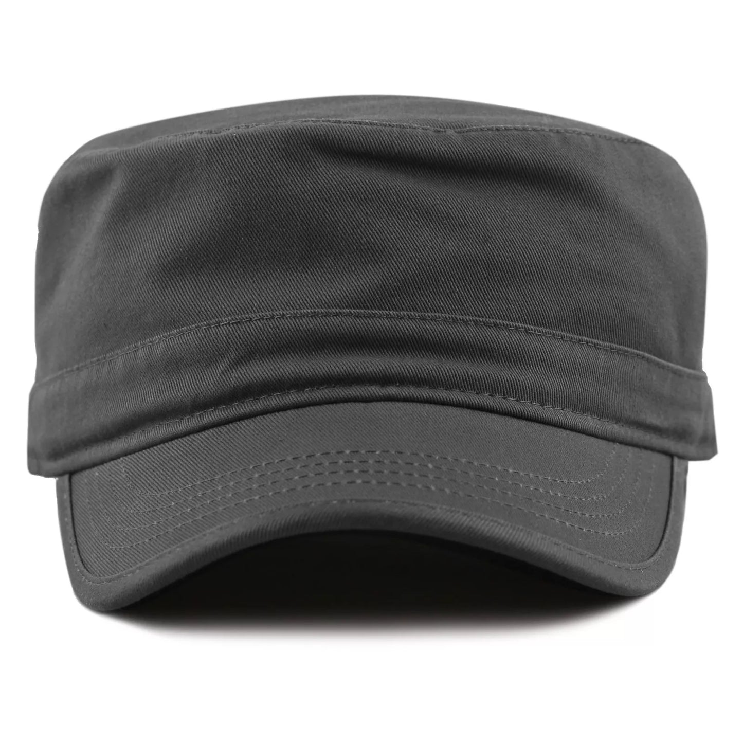 Army Washed Cotton Basic Military Style Cadet Cap – Adjustable Men’s Classic Army Hat