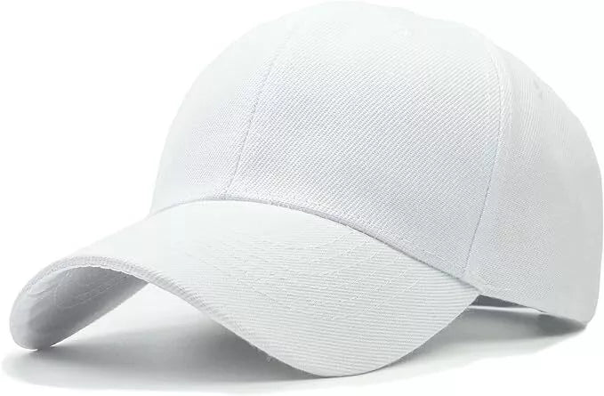 Plain Blank Solid Adjustable Baseball Cap Hats – Classic Style for Unisex Adults