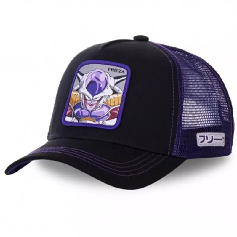 Anime Manga Dragon Ball Z Cartoon Mesh Snapback Trucker Fisher Baseball Cap Hat – Adjustable Unisex