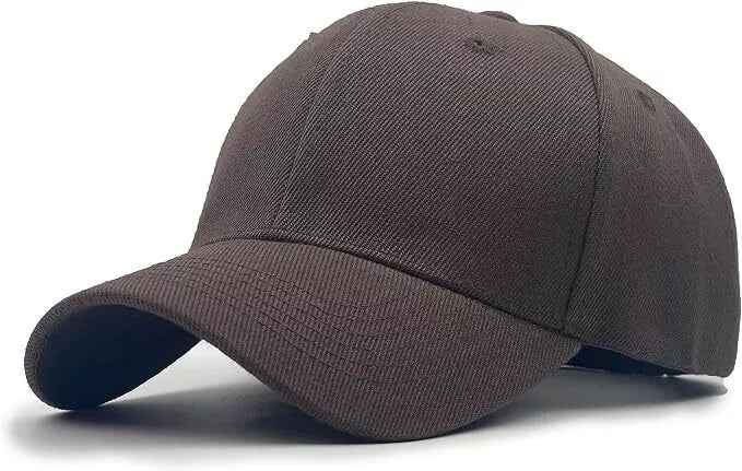 Plain Blank Solid Adjustable Baseball Cap Hats – Classic Style for Unisex Adults