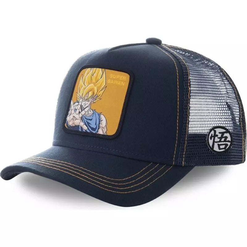 Anime Manga Dragon Ball Z Cartoon Mesh Snapback Trucker Fisher Baseball Cap Hat – Adjustable Unisex