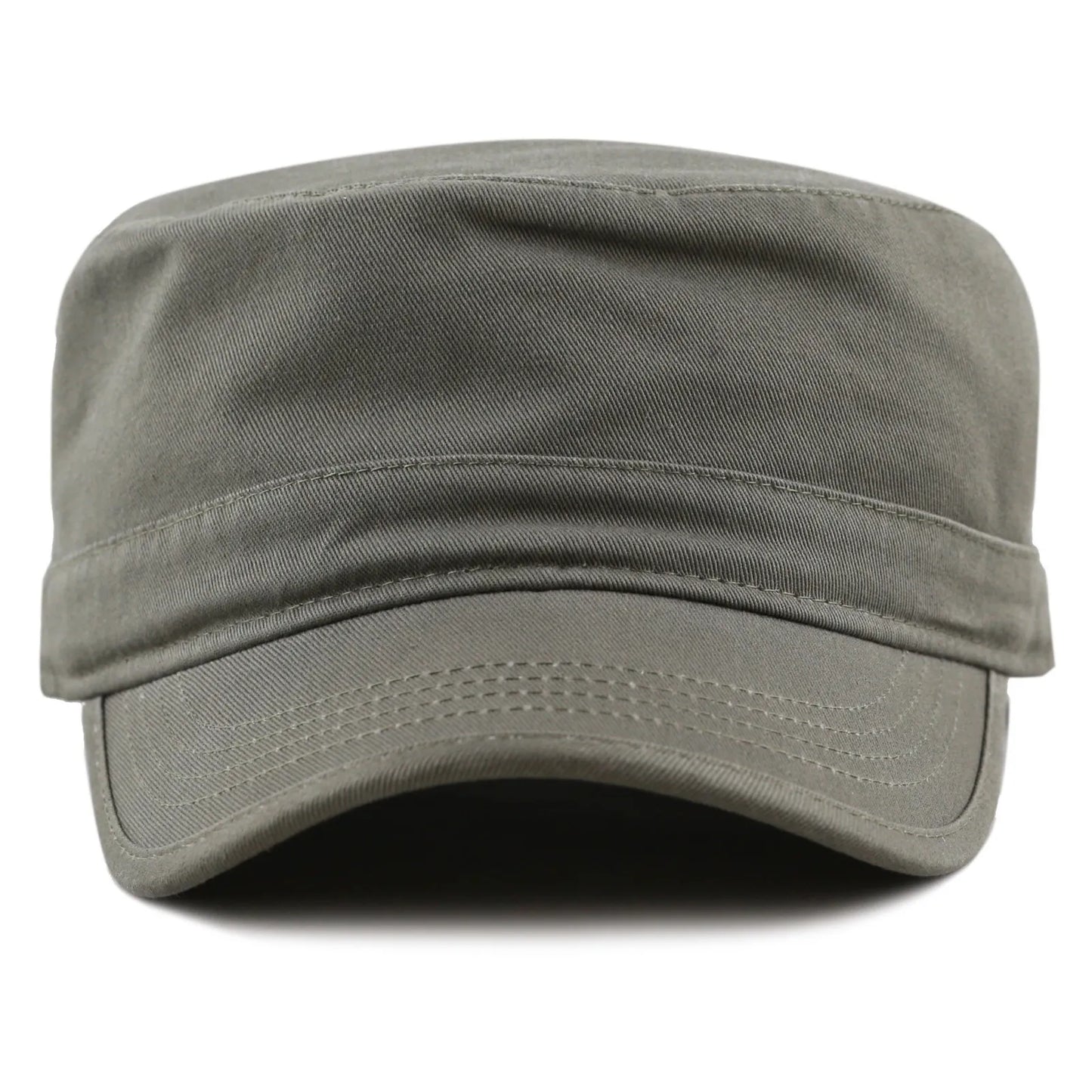 Army Washed Cotton Basic Military Style Cadet Cap – Adjustable Men’s Classic Army Hat