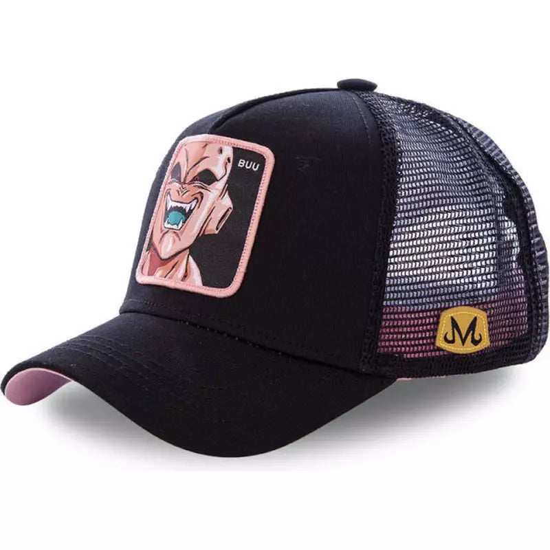 Anime Manga Dragon Ball Z Cartoon Mesh Snapback Trucker Fisher Baseball Cap Hat – Adjustable Unisex