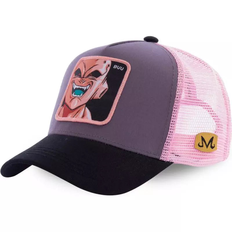 Anime Manga Dragon Ball Z Cartoon Mesh Snapback Trucker Fisher Baseball Cap Hat – Adjustable Unisex