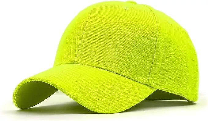 Plain Blank Solid Adjustable Baseball Cap Hats – Classic Style for Unisex Adults