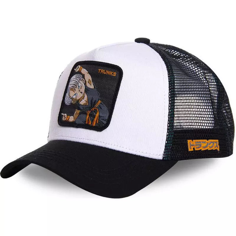 Anime Manga Dragon Ball Z Cartoon Mesh Snapback Trucker Fisher Baseball Cap Hat – Adjustable Unisex